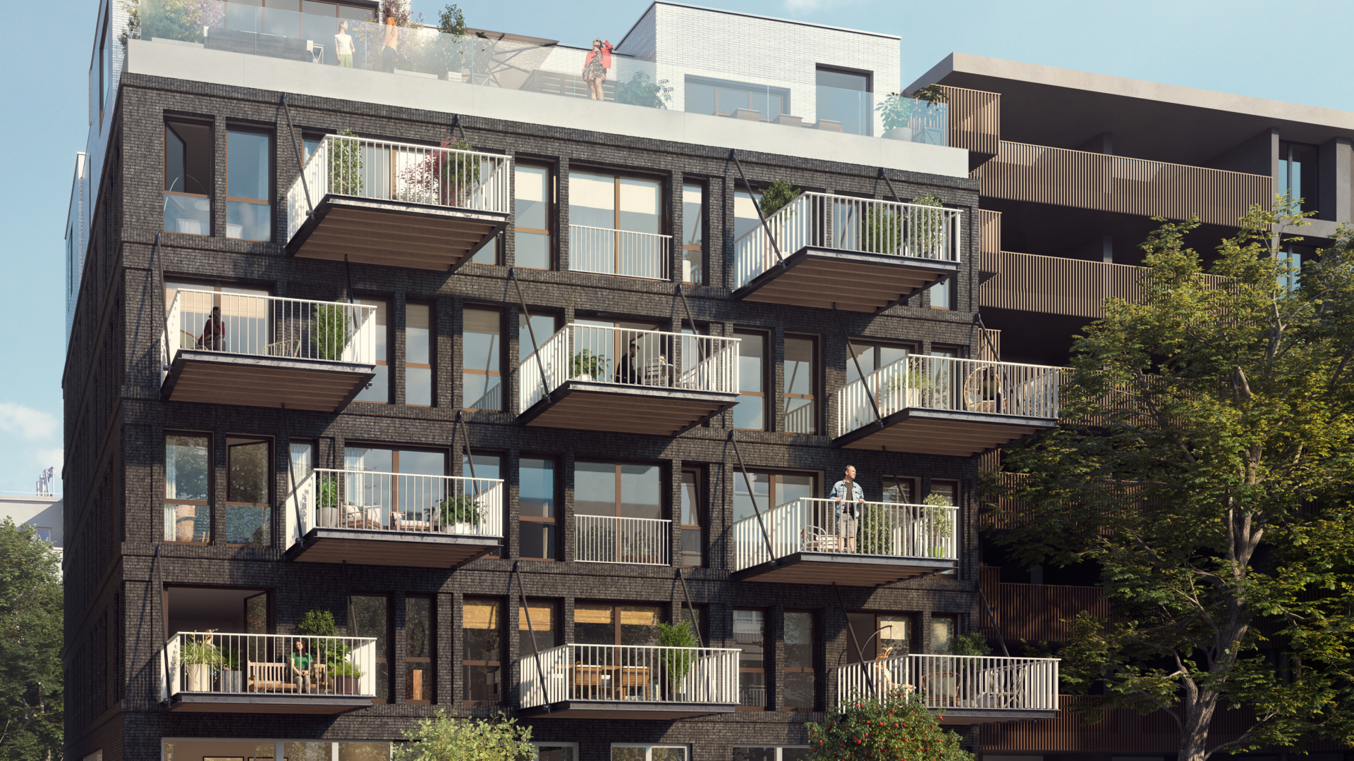 Urban Fabric Development_Projecten_Porters_achterzijde gemeenschappelijke tuin